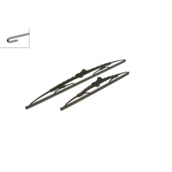 2 Balais d'Essuie Glace 530mm / 380mm Pour VW Toyota Daewoo Matiz - Honda