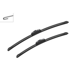 2 Balais d'Essuie Glace 530mm / 450mm Pour Renault VW Seat Cordoba Opel