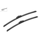 2 Balais d'Essuie Glace 530mm / 500mm Pour Renault VW California T4 Audi BMW