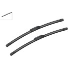 2 Balais d'Essuie Glace 550mm Pour MERCEDES C-Class Classe E T-Model CLE GLC