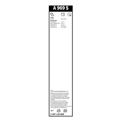 2 Balais d'Essuie Glace 550mm Pour Cadillac Escalade Crew Cab Pick-up MERCEDES
