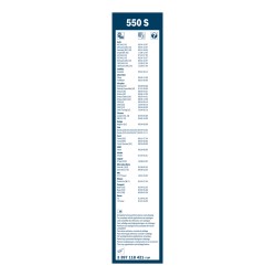 2 Balais d'Essuie Glace 550mm Pour Peugeot 605 Boxer Renault Audi Fiat 71804096