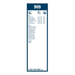 2 Balais d'Essuie Glace 550mm Pour Audi A4