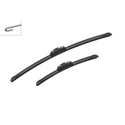2 Balais d'Essuie Glace 550mm / 340mm Pour Nissan Juke Suzuki Chevrolet Daewoo