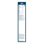 2 Balais d'Essuie Glace 550mm / 340mm Pour Nissan Juke Suzuki Chevrolet Daihatsu