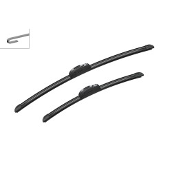 2 Balais d'Essuie Glace 550mm / 400mm Pour Renault Dacia VW Opel Fiat 147