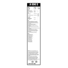 2 Balais d'Essuie Glace 550mm / 450mm Pour BMW Fiat Haval MERCEDES 61612219147