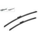 2 Balais d'Essuie Glace 550mm / 450mm Pour BMW Fiat Haval MERCEDES 61612219147