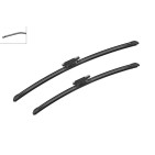 2 Balais d'Essuie Glace 550mm / 475mm Pour Renault Duster Logan II Sandero Dacia