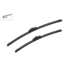 2 Balais d'Essuie Glace 550mm / 475mm Pour BMW Fiat Ford Focus II Alfa Romeo