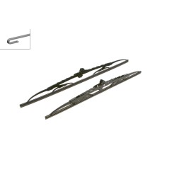 2 Balais d'Essuie Glace 550mm / 475mm Pour Fiat Ford Focus Alfa Romeo Suzuki