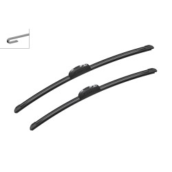 2 Balais d'Essuie Glace 550mm / 500mm Pour Peugeot Renault Megane I Dacia Audi