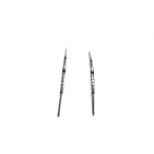 2 Balais d'Essuie Glace 550mm / 500mm Pour Peugeot Renault Dacia Audi 7701040774