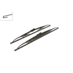 2 Balais d'Essuie Glace 550mm / 500mm Pour Peugeot Renault Audi BMW 6426EW