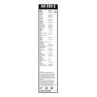 2 Balais d'Essuie Glace 550mm / 530mm Pour Peugeot Boxer Renault Audi Fiat