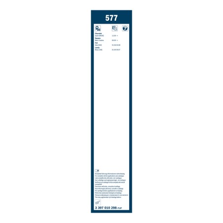 2 Balais d'Essuie Glace 575mm / 380mm Pour Fiat Idea Chevrolet Spark - Lancia