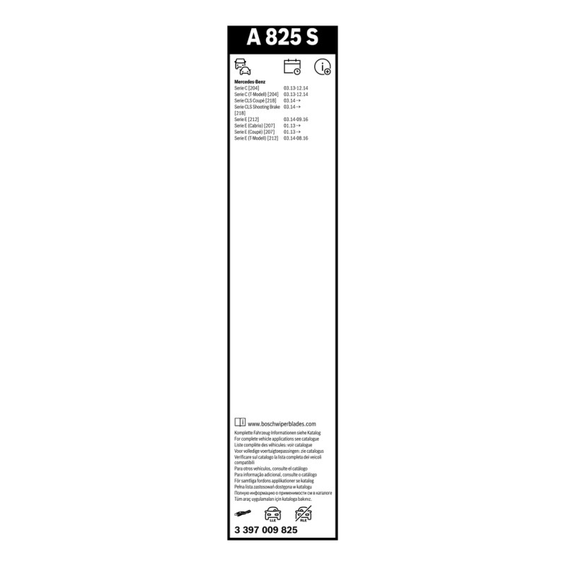 2 Balais d'Essuie Glace 600mm Pour MERCEDES Classe C T-Model E CLS