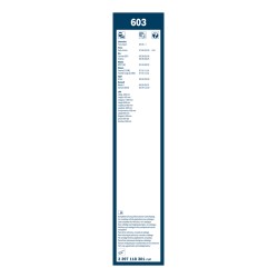 2 Balais d'Essuie Glace 600mm Pour Renault Opel Nissan DAF 93178171 1260954