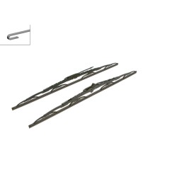 2 Balais d'Essuie Glace 600mm Pour Renault Opel Nissan DAF LF 7420872878 1954744
