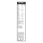 2 Balais d'Essuie Glace 600mm / 340mm Pour Ford Nissan Toyota Daihatsu