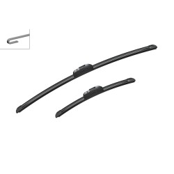 2 Balais d'Essuie Glace 600mm / 340mm Pour Opel Karl