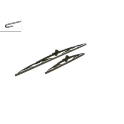 2 Balais d'Essuie Glace 600mm / 340mm Pour Ford Nissan Toyota Daihatsu