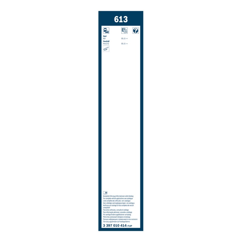 2 Balais d'Essuie Glace 600mm / 350mm Pour Opel Karl Vauxhall Viva 95518316