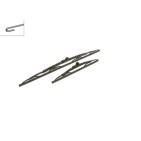 2 Balais d'Essuie Glace 600mm / 350mm Pour Opel Karl Vauxhall Viva 95518316