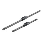 2 Balais d'Essuie Glace 600mm / 400mm Pour Peugeot Renault Clio III Citroën DS