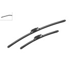 2 Balais d'Essuie Glace 600mm / 400mm Pour Peugeot Renault Clio III Citroën DS