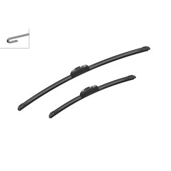 2 Balais d'Essuie Glace 600mm / 400mm Pour Renault Alaskan VW Opel Antara Ford