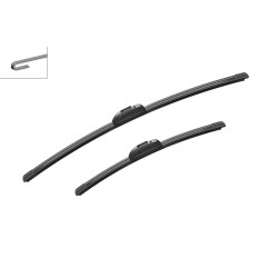 2 Balais d'Essuie Glace 600mm / 400mm Pour Hyundai i10 i20 Active Hatchback Van