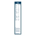 2 Balais d'Essuie Glace 600mm / 400mm Pour Renault Opel Antara Nissan Toyota