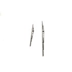2 Balais d'Essuie Glace 600mm / 400mm Pour Renault Opel Antara Nissan Toyota