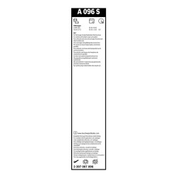 2 Balais d'Essuie Glace 600mm / 450mm Pour VW Caddy III Touran