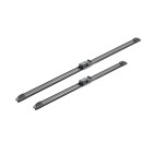 2 Balais d'Essuie Glace 600mm / 450mm Pour VW Caddy III Touran