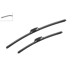 2 Balais d'Essuie Glace 600mm / 450mm Pour Renault Megane II IV