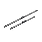 2 Balais d'Essuie Glace 600mm / 450mm Pour Peugeot 308 VW Fiat Skoda 1610672580