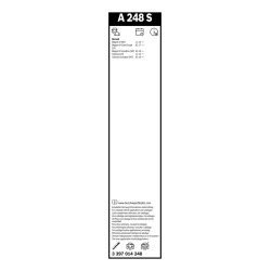 2 Balais d'Essuie Glace 600mm / 450mm Pour Renault Megane IV Talisman 288905565R