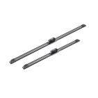2 Balais d'Essuie Glace 600mm / 450mm Pour Renault Dacia Nissan 288902888R