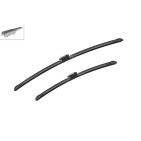 2 Balais d'Essuie Glace 600mm / 450mm Pour Renault Dacia Nissan 288902888R