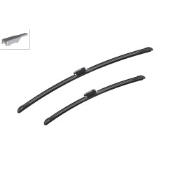 2 Balais d'Essuie Glace 600mm / 450mm Pour Renault Dacia Nissan 288902888R