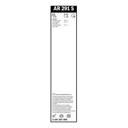 2 Balais d'Essuie Glace 600mm / 450mm Pour Renault Arkana I Chevrolet Cruze