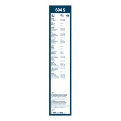 2 Balais d'Essuie Glace 600mm / 450mm Pour Peugeot Renault Dacia Duster Ford