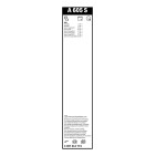 2 Balais d'Essuie Glace 600mm / 475mm Pour BMW i4 Série 2 G42, G87