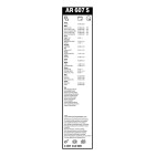 2 Balais d'Essuie Glace 600mm / 475mm Pour Opel Fiat Nissan Toyota Camry