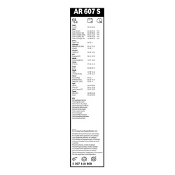 2 Balais d'Essuie Glace 600mm / 475mm Pour Opel Fiat Nissan Toyota Camry