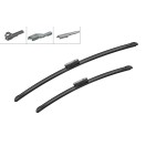 2 Balais d'Essuie Glace 600mm / 475mm Pour Renault VW Audi BMW Série 3 E90 E91