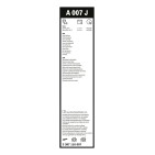 2 Balais d'Essuie Glace 600mm / 500mm Pour Volvo S60 III V60 II 30747599
