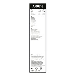 2 Balais d'Essuie Glace 600mm / 500mm Pour Volvo S60 III V60 II 30747599